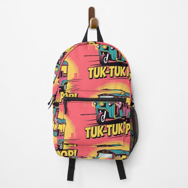 Item preview, Cheerful Tuk-Tuk Ride in Retro Pop Style designed and sold by SplashTastic.