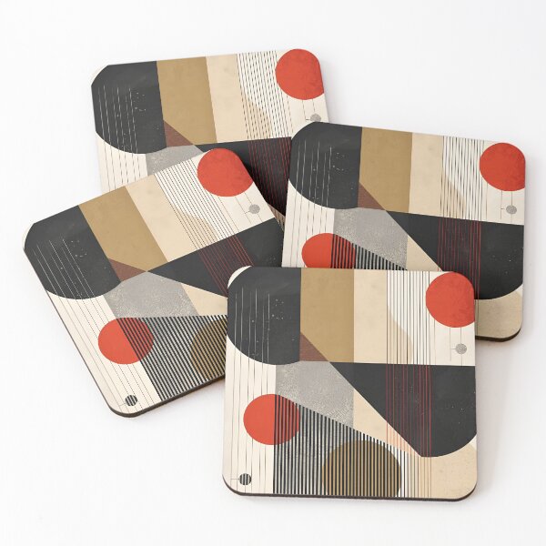 Item preview, Colorful Abstract Shapes | Modern Geometric Art designed and sold by Neoparadox.