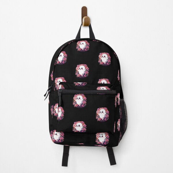 Item preview, Flower Spell Ghost – Cute Kawaii Chibi Halloween Design with Neon Flowers designed and sold by ColorSplash123.