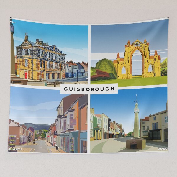Item preview, Guisborough 2 (Montage) Art Print designed and sold by Richard O'Neill Art.