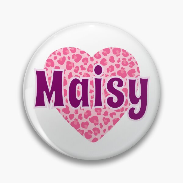 Item preview, Maisy Name Pink Leopard Heart  designed and sold by Jeallan Designs.
