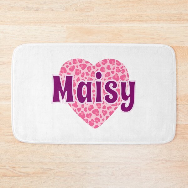 Item preview, Maisy Name Pink Leopard Heart  designed and sold by Jeallan Designs.