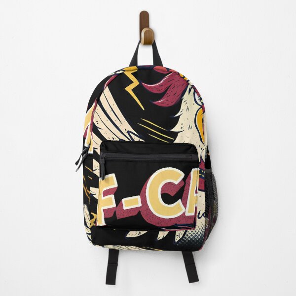 Item preview, Funny Angry Rooster F-CAW-F Retro Cartoon Chicken Design designed and sold by Fashvora.