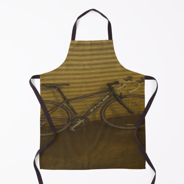 Item preview, Road Bike Against Steel Shutter – Oil Painting Style” designed and sold by Mdlezieyes.