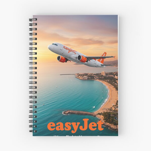 Item preview, easyJet Travel Poster designed and sold by Skyframe Aviation.
