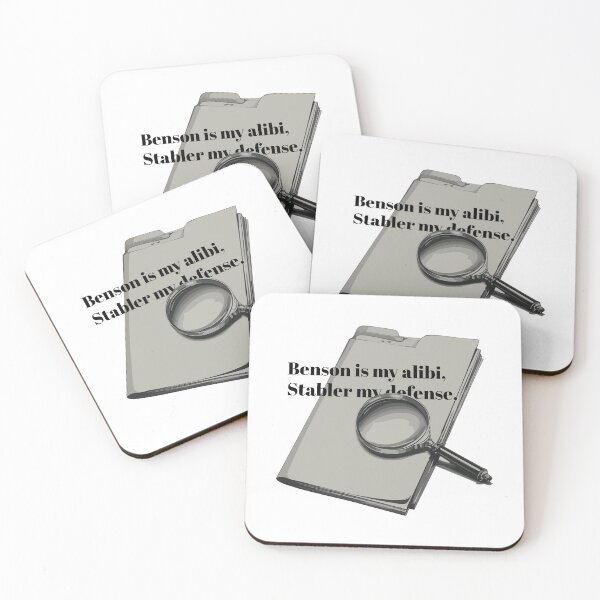 Item preview, Benson Is My Alibi, Stabler My Defense | Funny Retro SVU True Crime Design designed and sold by idgafstudio.ch.