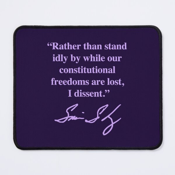 Item preview, I dissent - Sonia Sotomayor (lavender signature) designed and sold by Thelittlelord.