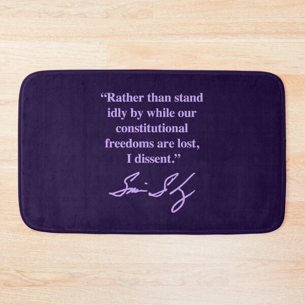 Item preview, I dissent - Sonia Sotomayor (lavender signature) designed and sold by Thelittlelord.