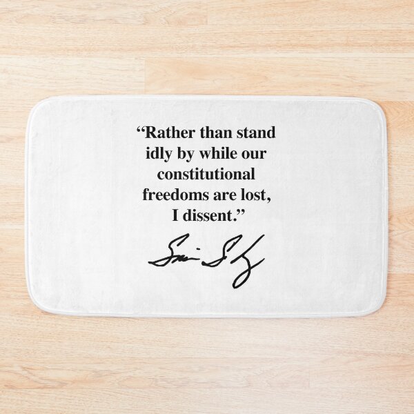 Item preview, I dissent - Sonia Sotomayor (black signature) designed and sold by Thelittlelord.