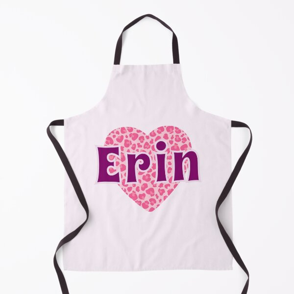 Artikelvorschau, Erin Name Rosa Leopard Herz entworfen und verkauft von Jeallan Designs.