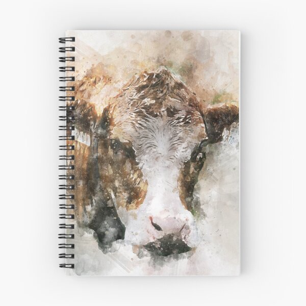 Item preview, Watercolor Cow designed and sold by HuckleberryRoad.