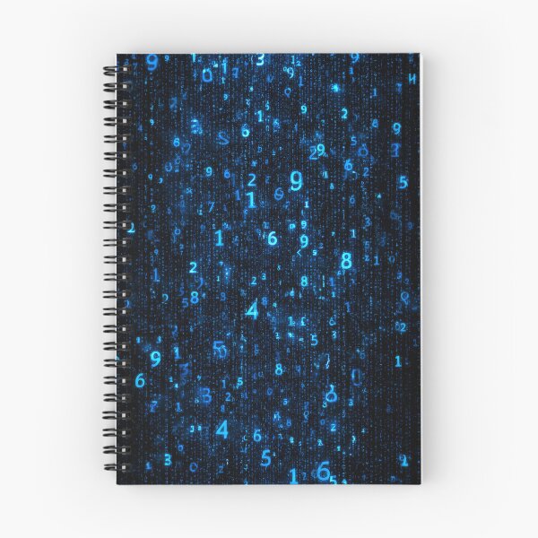 Item preview, Blue Raining Numbers designed and sold by FrostyFrisby.