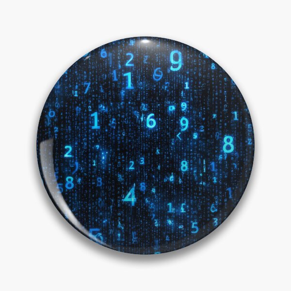 Item preview, Blue Raining Numbers designed and sold by FrostyFrisby.