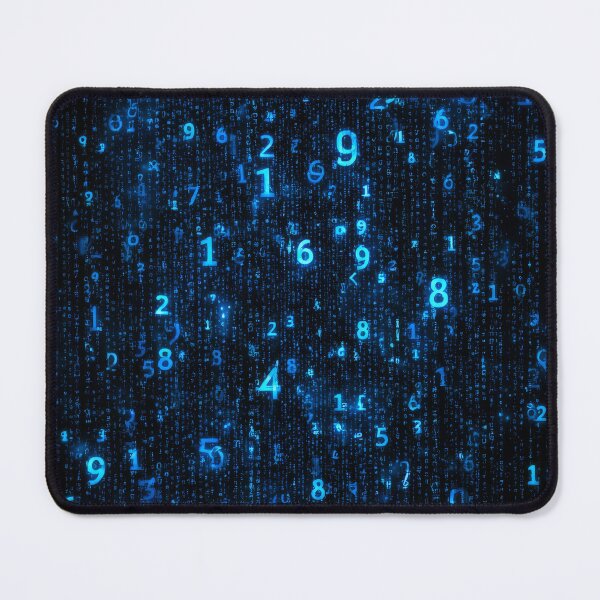 Item preview, Blue Raining Numbers designed and sold by FrostyFrisby.