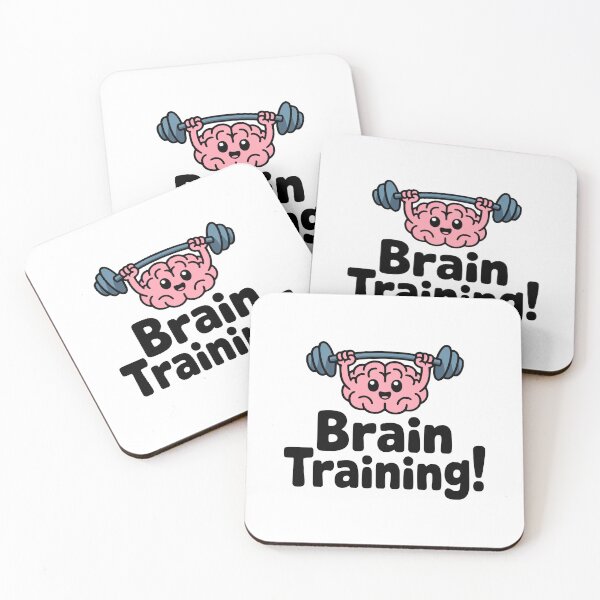 Item preview, Brain Training! Cute Brain Pun designed and sold by PMCreative.