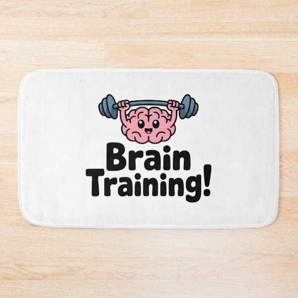 Item preview, Brain Training! Cute Brain Pun designed and sold by PMCreative.