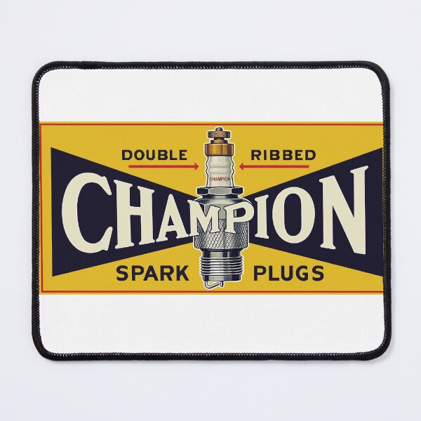 Item preview, Champion – Double Ribbed Spark Plugs – 1937-1948 designed and sold by Maverick51.