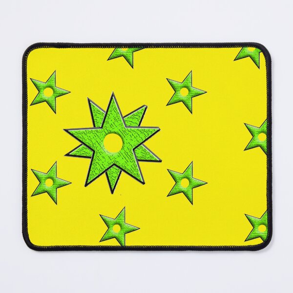 Item preview, 3d stars Green on Yellow V2 designed and sold by TerenceLacey.