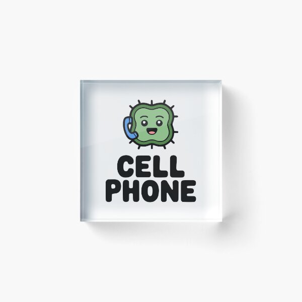 Item preview, Cell Phone! Cute Biology Pun designed and sold by PMCreative.