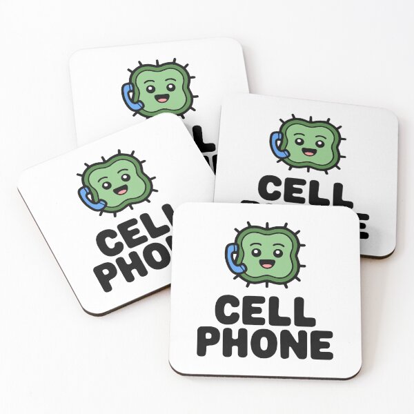 Item preview, Cell Phone! Cute Biology Pun designed and sold by PMCreative.