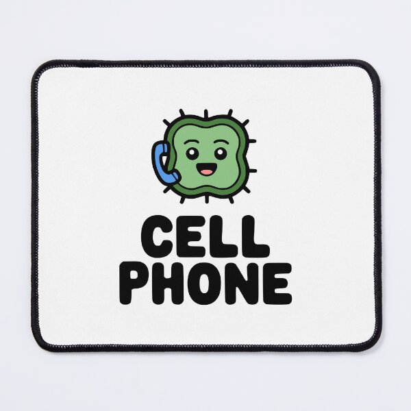 Item preview, Cell Phone! Cute Biology Pun designed and sold by PMCreative.