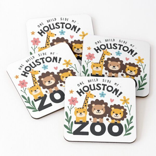 Item preview, Houston Zoo Friends – Cute Minimal Wildlife Design designed and sold by Bareradesigns.
