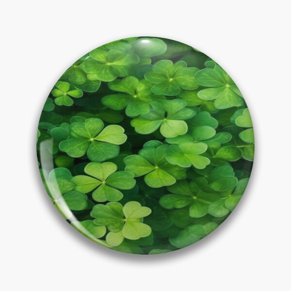 Item preview, Drawing of goodluck clover leaf patch artwork  designed and sold by NivyasArtistry.