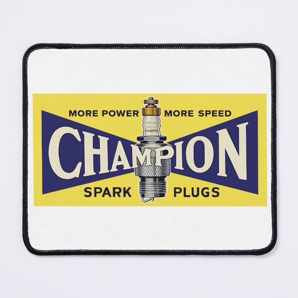 Item preview, Champion Spark Plugs – 1937-1948 Vintage Logo designed and sold by Maverick51.