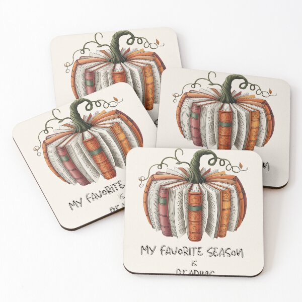 Item preview, My Favorite Season is Reading – Autumn Book Pumpkin Design designed and sold by deslydesign.