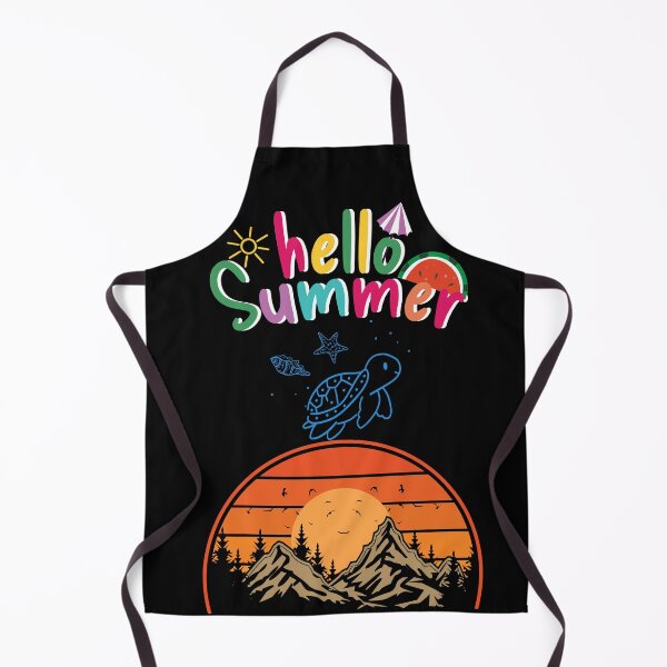 Item preview, Hello Summer – Retro Sunset, Sea Turtle & Beach Vibes designed and sold by RMVOGUE.