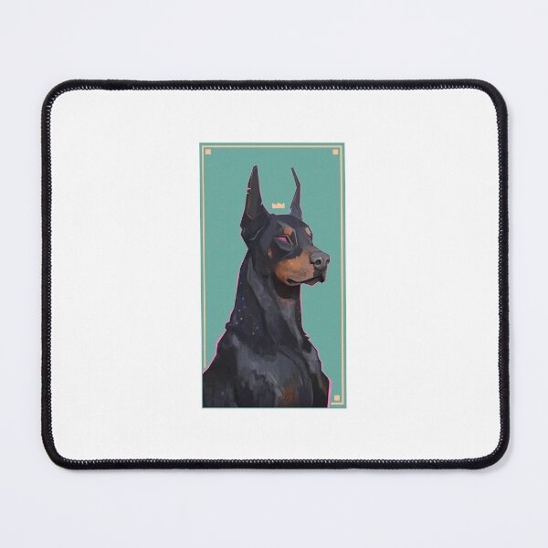 Item preview, gorgeous Doberman wearing crown designed and sold by MEWowoes.