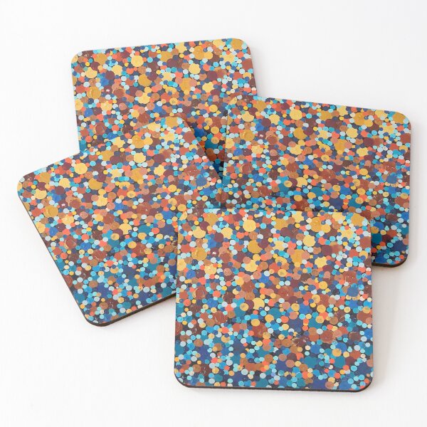 Item preview, Sunset Mosaic Dot Garden designed and sold by IsThisArt93.