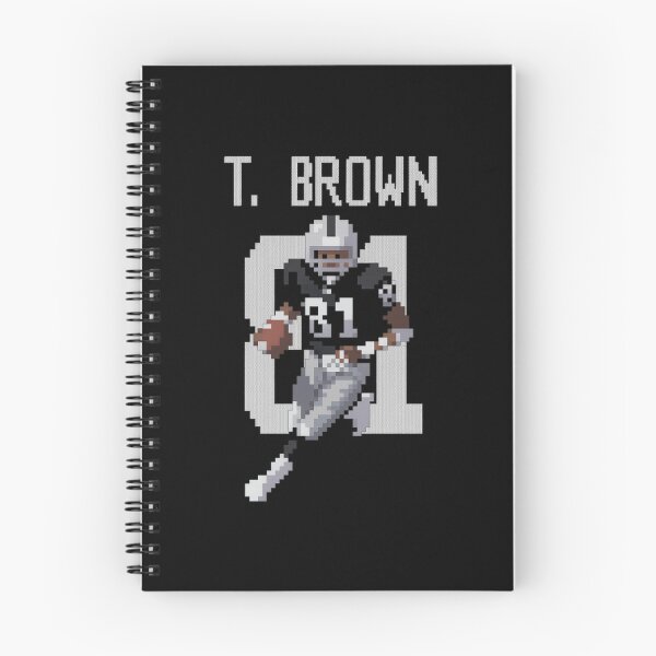 Item preview, Tim Brown Raiders Retro Pixel Football Icon designed and sold by Stylestudioo.