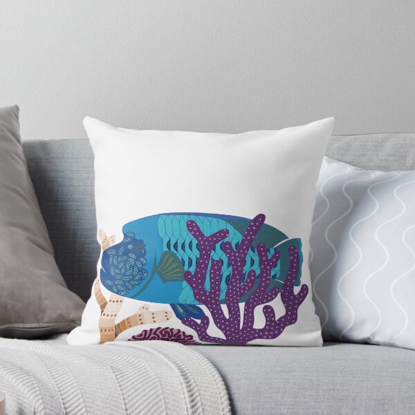 Item preview, Fish Wrasse with Coral Genuine Aboriginal Art 7 designed and sold by wigilwigil.