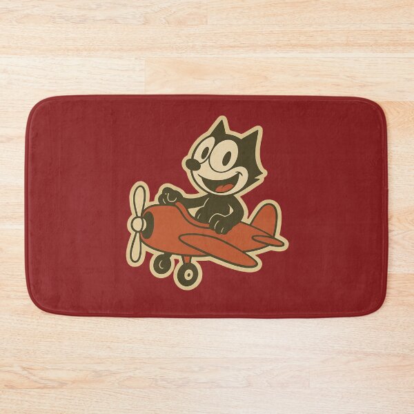 Item preview, Happy cat on a vintage red airplane designed and sold by infinitearte.