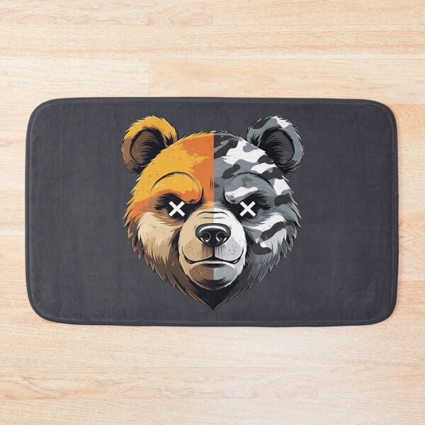 Item preview, Half Split Bear Street Art designed and sold by 0606PM.