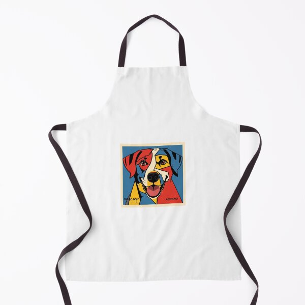 Item preview, Good Boy Abstract Cubist Dog Portrait Art designed and sold by ArtWavesbyAbhi.