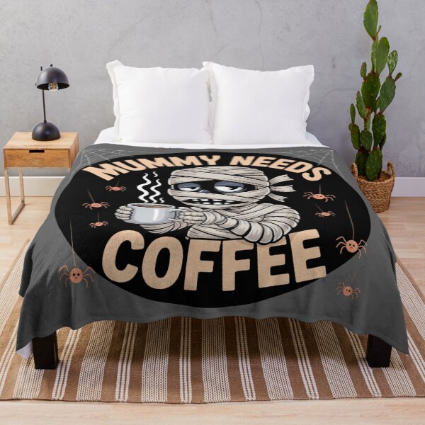 Aperçu de l'œuvre Maman a besoin de café : un t-shirt amusant et coloré pour les amateurs de café. Pour les fêtes d'Halloween. créée et vendue par Grang Art Artistic Designs.