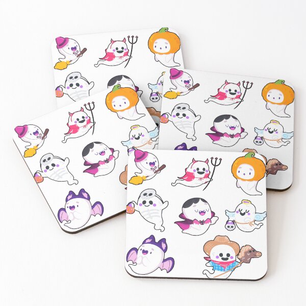 Item preview, Cute halloween ghost sticker pack designed and sold by Lil-Undead.