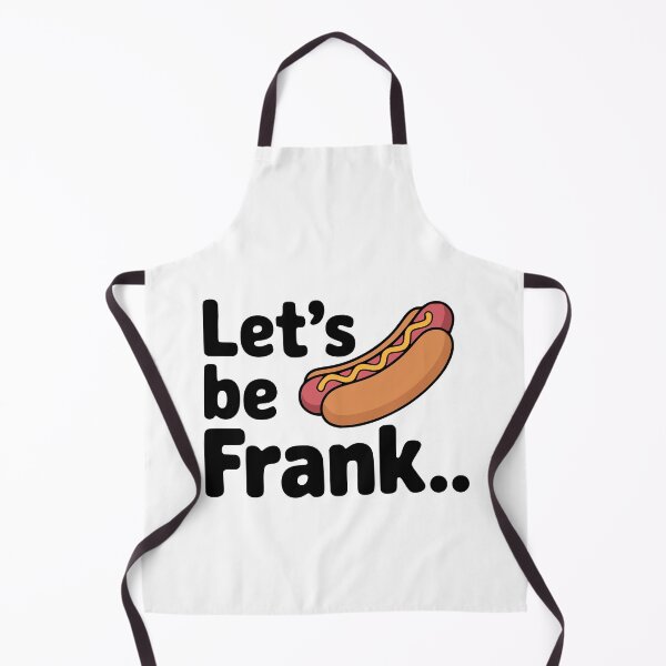 Item preview, Let's Be Frank! Cute Hotdog Pun designed and sold by PMCreative.