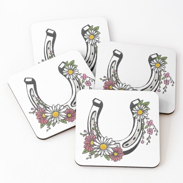 Item preview, Floral Horseshoe designed and sold by Cora Worthington Art.