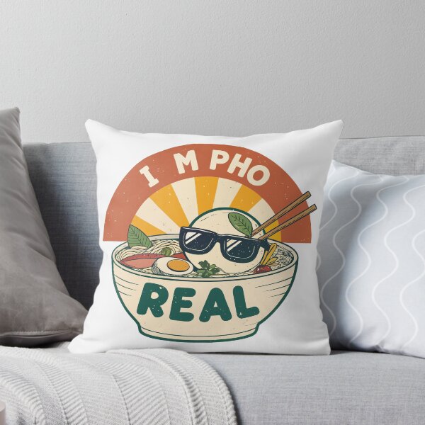 Item preview, Pho Pun Design – Funny “I’m Pho Real” Bowl with Sunglasses, Bold Cartoon Vector designed and sold by VividOrganica.