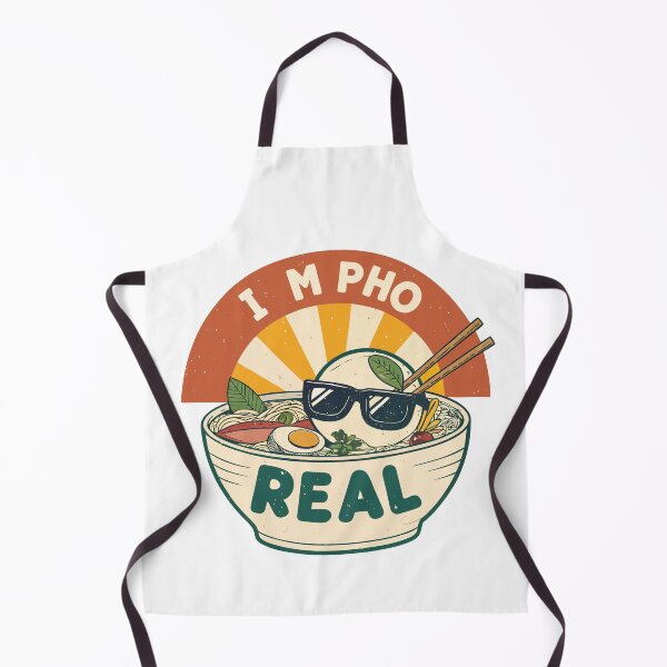 Item preview, Pho Pun Design – Funny “I’m Pho Real” Bowl with Sunglasses, Bold Cartoon Vector designed and sold by VividOrganica.