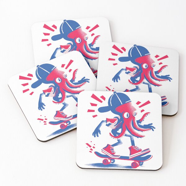 Item preview, SKATER GRAFFITI SQUID RULES! designed and sold by Zen Candy 3000 Travis Nicholas Zariwny.