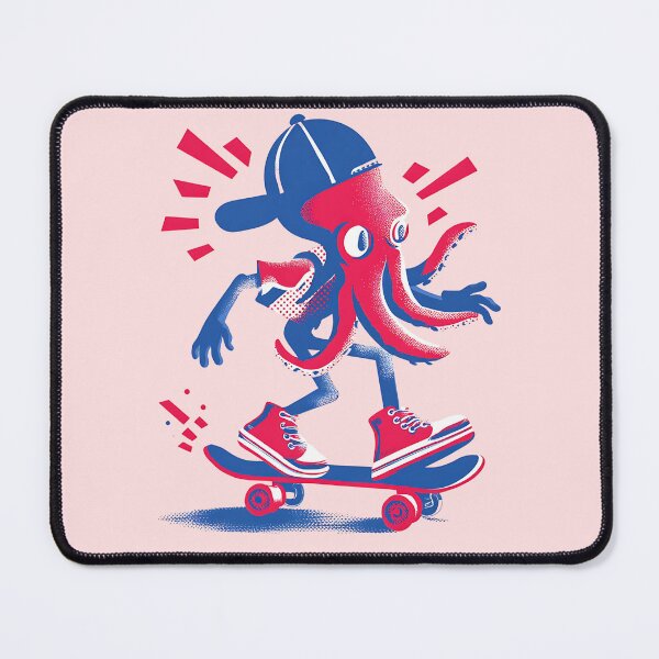 Item preview, SKATER GRAFFITI SQUID RULES! designed and sold by Zen Candy 3000 Travis Nicholas Zariwny.