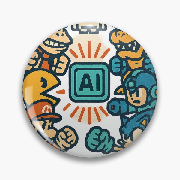 Item preview, Retro Video Game Heroes Pixel Art AI Showdown designed and sold by Prompt Culture.