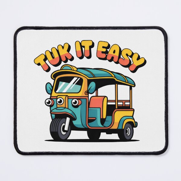 Item preview, Joyful Tuk-Tuk Illustration with Bright, Retro Style designed and sold by SplashTastic.