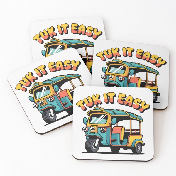 Item preview, Joyful Tuk-Tuk Illustration with Bright, Retro Style designed and sold by SplashTastic.