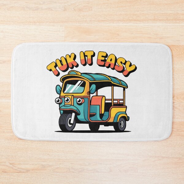 Item preview, Joyful Tuk-Tuk Illustration with Bright, Retro Style designed and sold by SplashTastic.