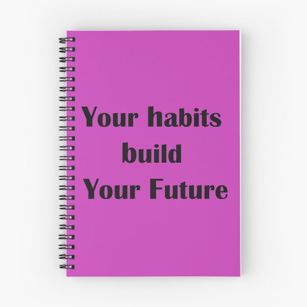 Item preview, Your Habits Build Your Future – Growth Mindset Quote designed and sold by ArtNestVerse.